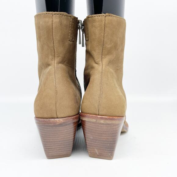 Dolce Vita Women's Volli Pointed-Toe Western Booties Tan Size 6 - Picture 4 of 15